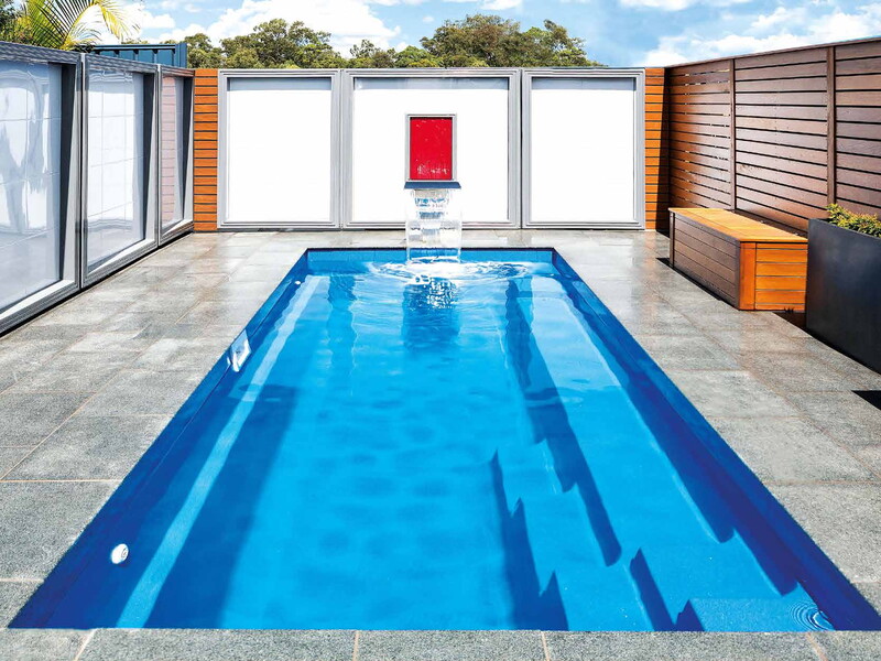 The Esprit Fiberglass Pool