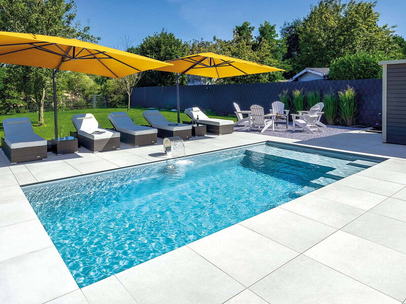 Precision fiberglass pool