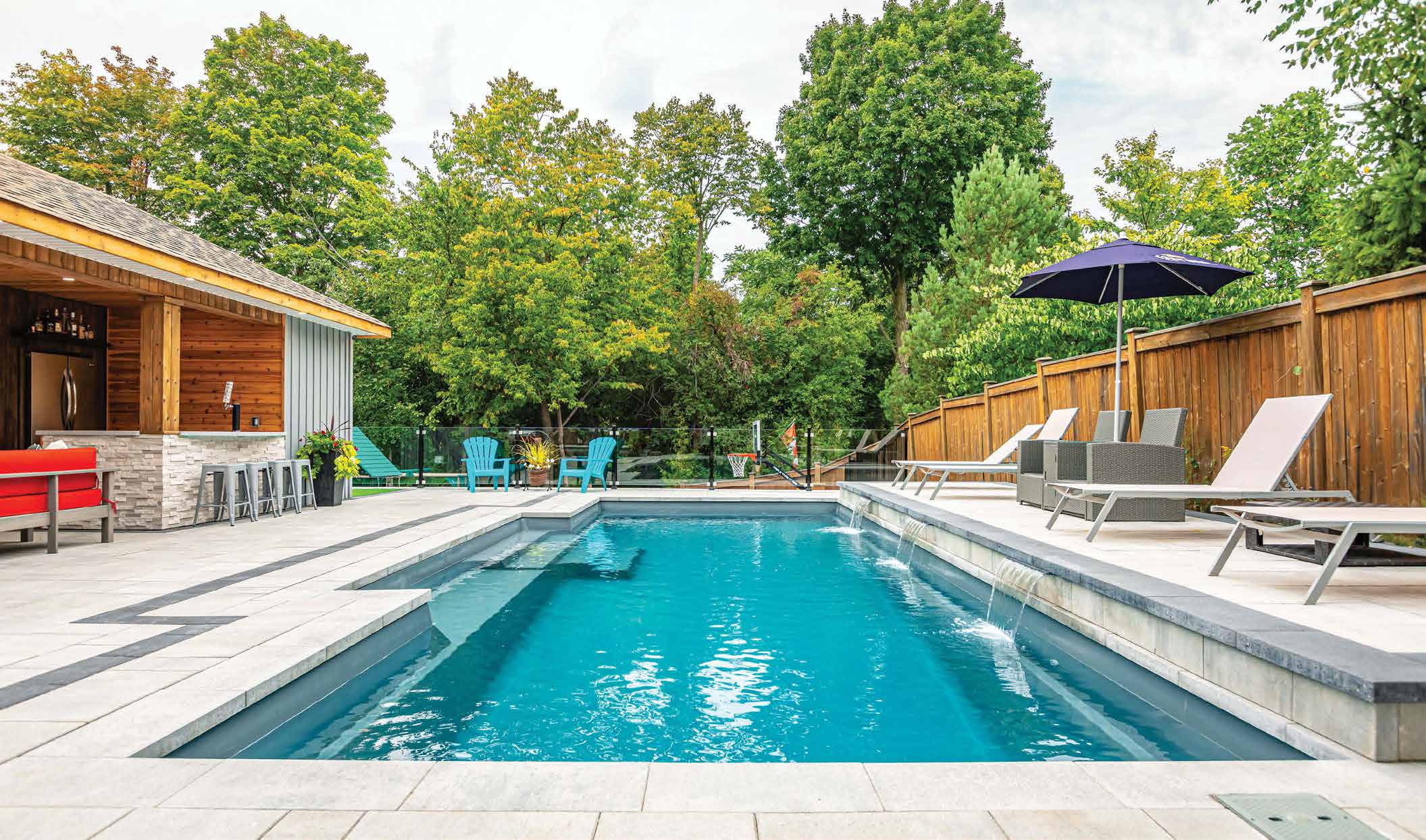 Elegance fiberglass pool